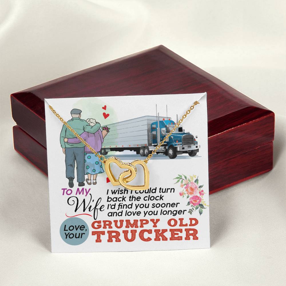 Trucker'S Wife - Interlocking Heart Necklace Interlocking Hearts Necklace