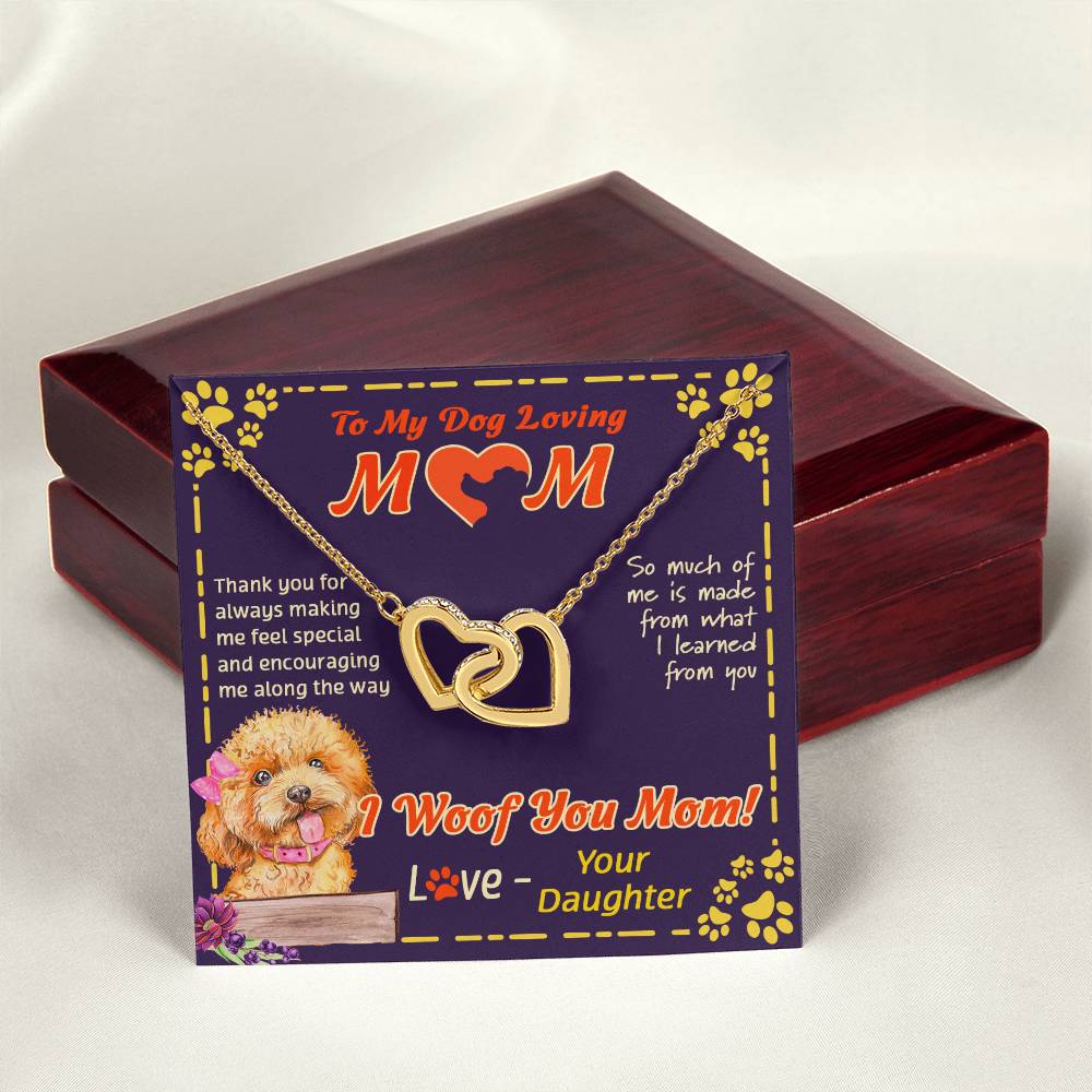 To My Mom - You Are Special - Necklace Interlocking Hearts Necklace