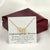 To Unbiological Sister - Interlocking Heart Necklace Interlocking Hearts Necklace