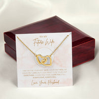 Hearts Necklace Gift For Future Wife Gift For Her Interlocking Hearts Necklace