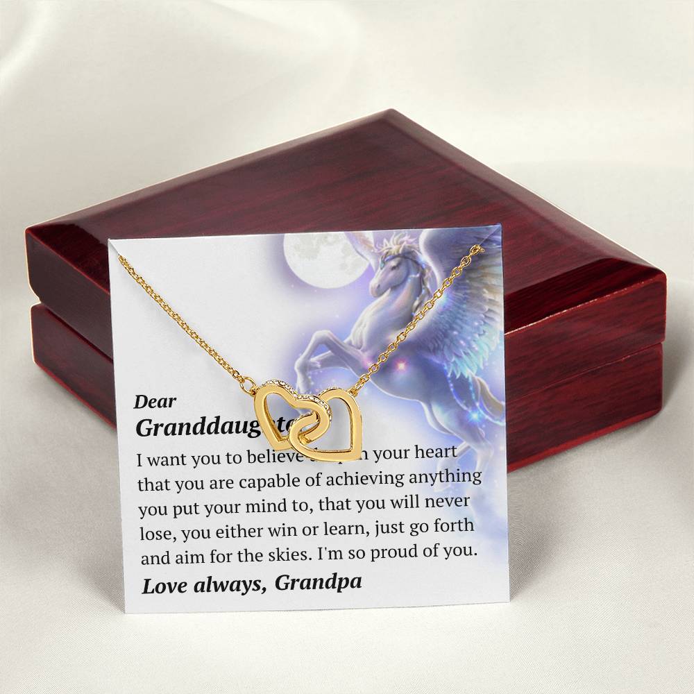 Pegasus Necklace From Grandpa Interlocking Hearts Necklace