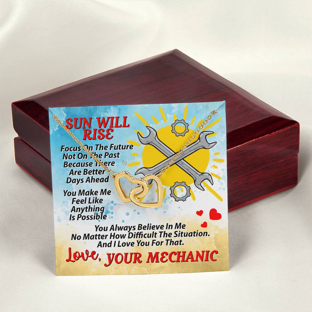 Mechanic'S Wife - Interlocking Heart Necklace Interlocking Hearts Necklace