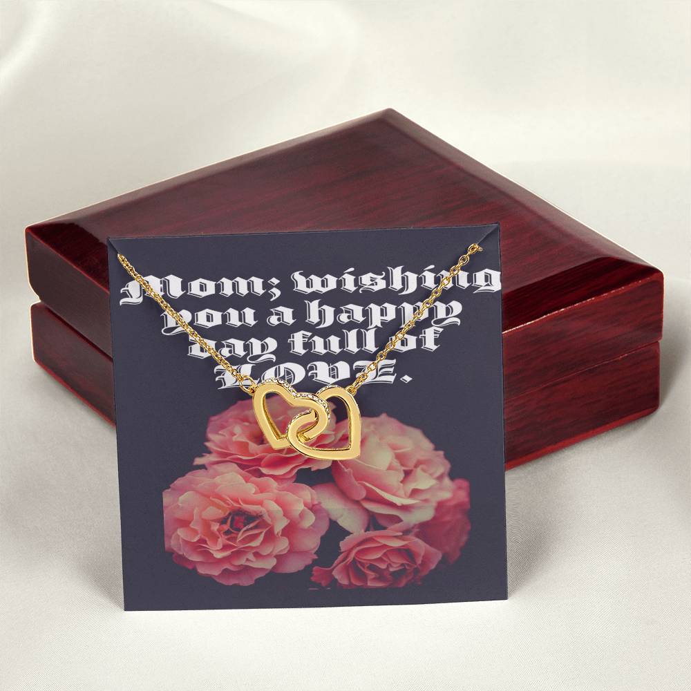 Happy Mother'S Dayike Mens Production Interlocking Hearts Necklace