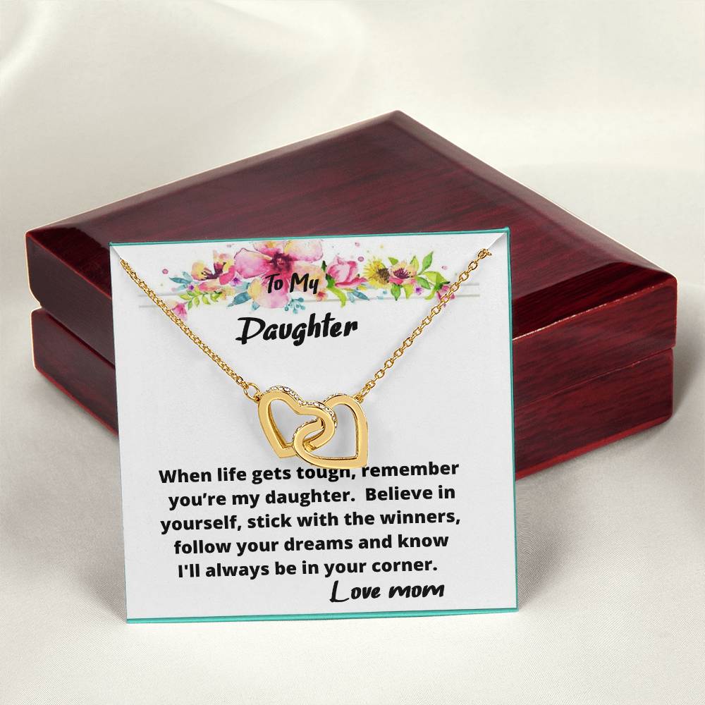 Follow Your Dreams Interlocking Hearts Necklace