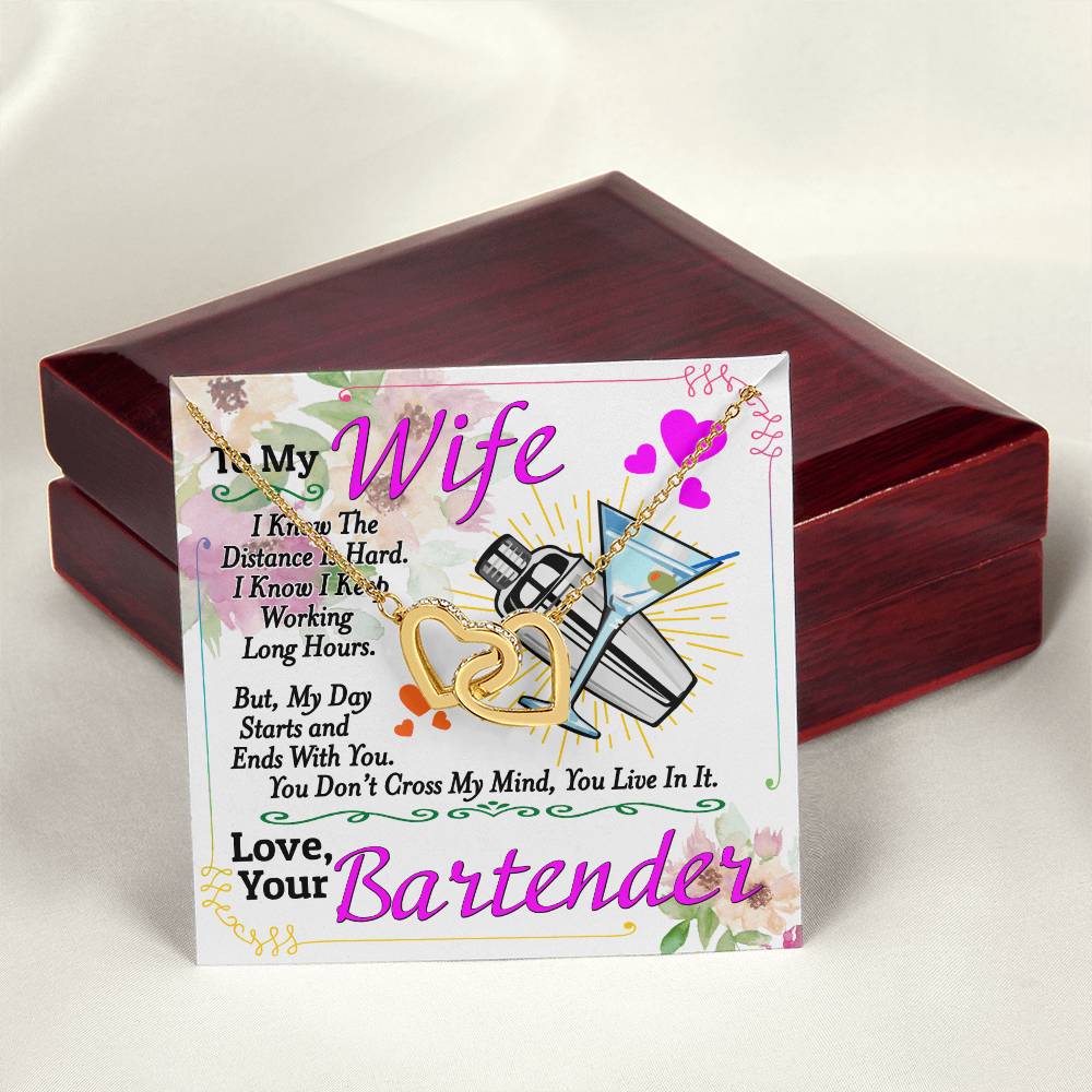 Bartender'S Wife - Interlocking Heart Necklace Interlocking Hearts Necklace