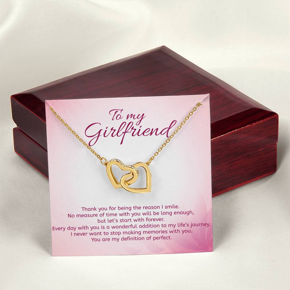 Interlocking Hearts Necklace For Your Girl