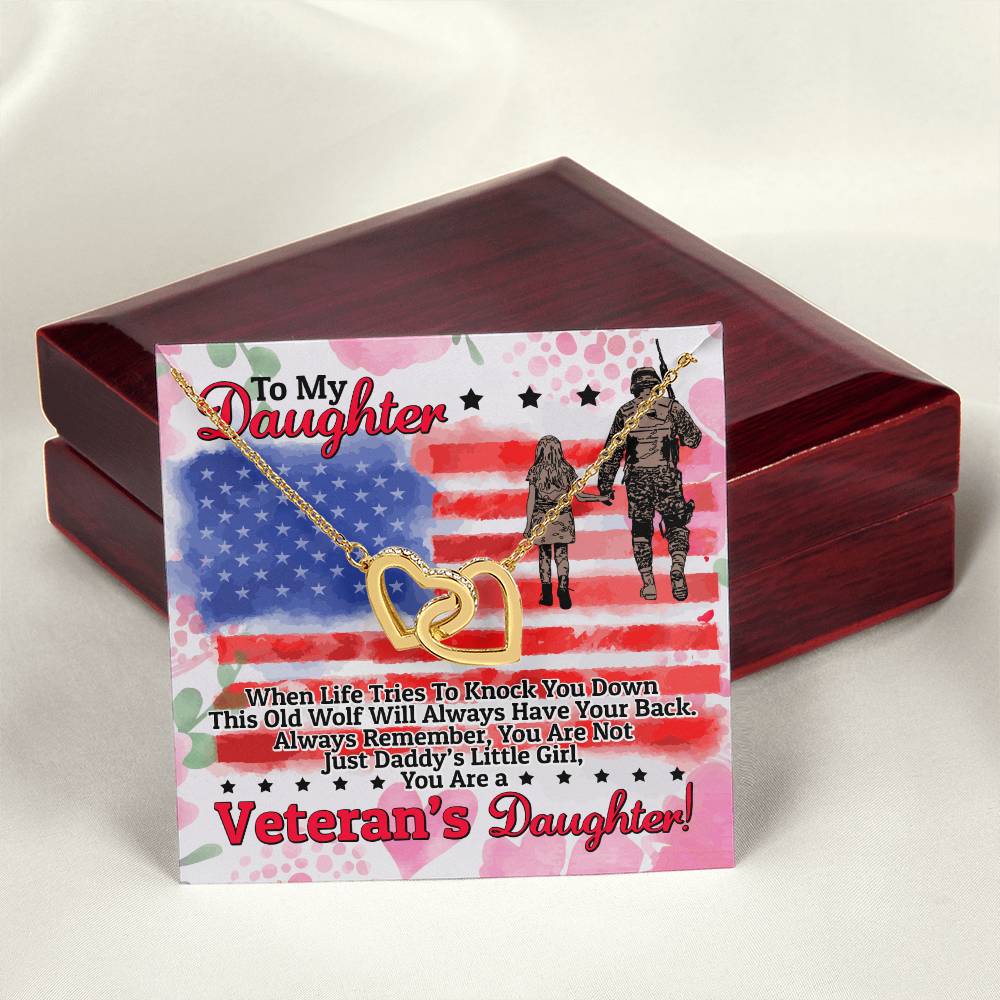 Veteran'S Daughter - Interlocking Heart Necklace Interlocking Hearts Necklace