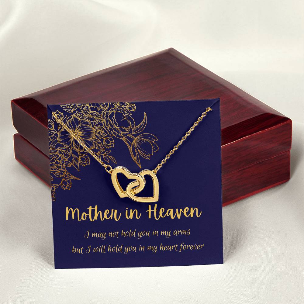 Mother In Heaven - Interlocking Necklace Interlocking Hearts Necklace