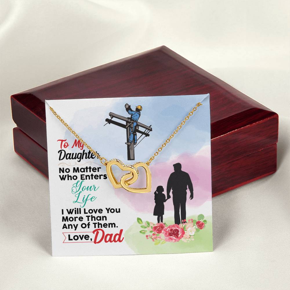 Lineman'S Daughter - Interlocking Heart Necklace Interlocking Hearts Necklace