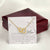 To My Unbiological Mom Interlocking Hearts Necklace Message Card
