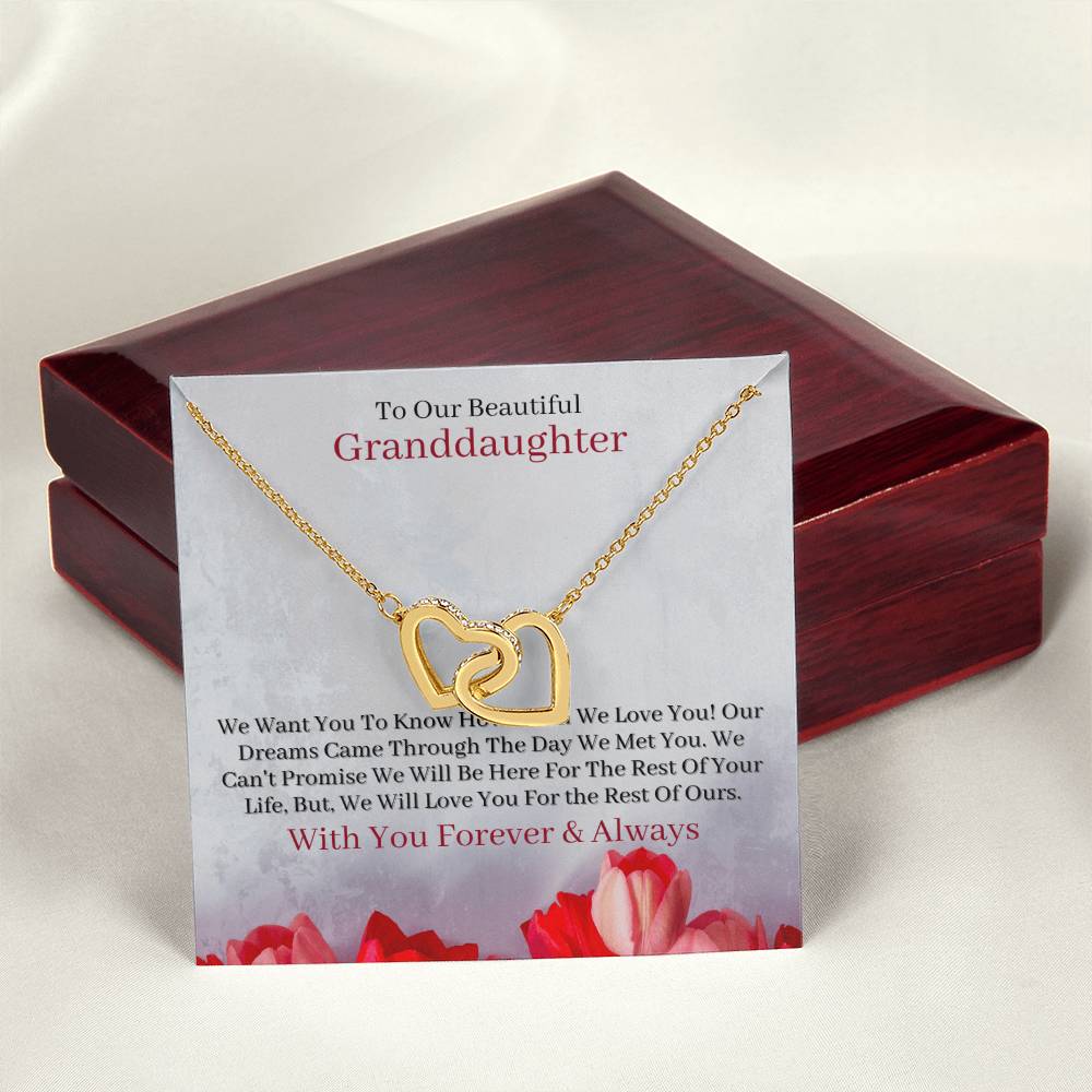 The Perfect Gift For Your Granddaughter. Interlocking Hearts Necklace