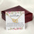 To My Granddaughter - I Love You Interlocking Hearts Necklace