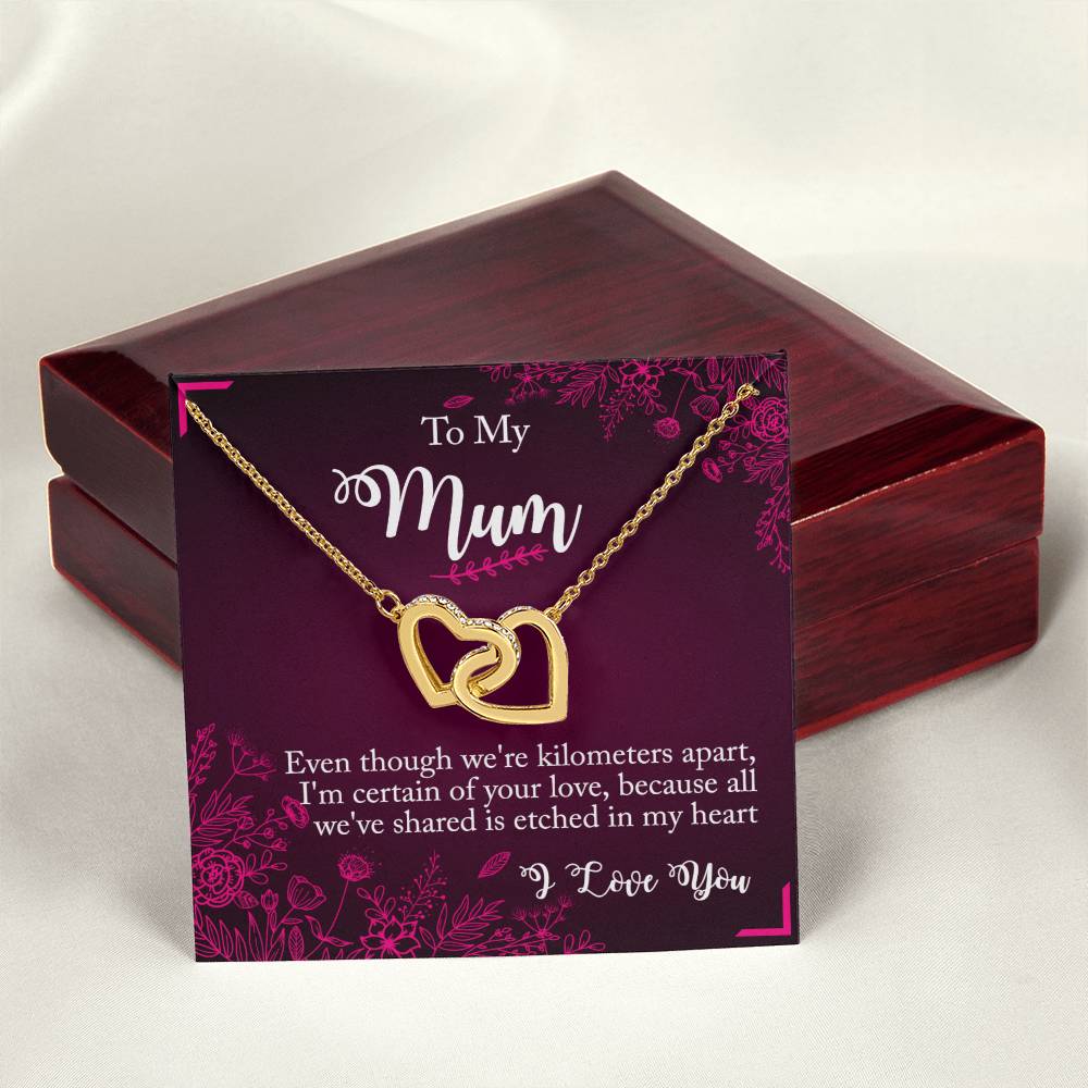 Sdgsga Interlocking Hearts Necklace