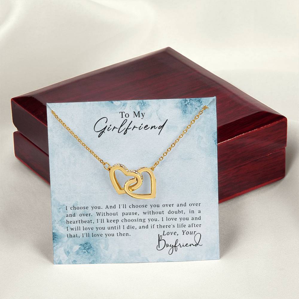 Collection Girlfriend - Interlocking Interlocking Hearts Necklace