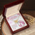 To My Daughter - Unique Heart Bonding Necklace Gift Set Interlocking Hearts Necklace