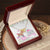 To My Mom - My Mother Is That Sweet Flower Of Love Interlocking Hearts Necklace
