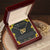 To My Daughter - Never Forget That You Are My Sunshine Interlocking Hearts Necklace