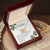 I Will Love You Forever Daughter Gift From Mom. Interlocking Hearts Necklace