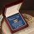 To My Daughter - Graduation Proud Interlocking Hearts Necklace