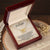 To My Granddaughter - Love Nana - Alluring Beauty Necklace Interlocking Hearts Necklace