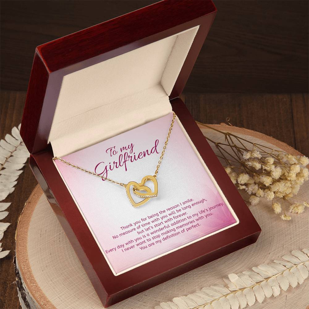 Interlocking Hearts Necklace For Your Girl