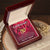 Two Hearts Necklace For Girlfriend - God Saved Me For You Interlocking Hearts Necklace