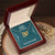 Heart Necklace Gift For Sister - Happiness Is Having A Great Little Sister Interlocking Hearts Necklace