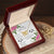 Mother In Law- I Feel So Lucky To Have You. Interlocking Hearts Necklace