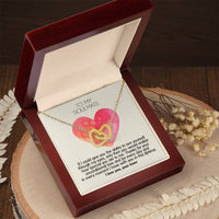 Unique Necklace For Your Soulmate - Give The Gift Of Love Interlocking Hearts Necklace