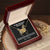 To My Amazing Daughter - The One Who Falls - Love Mom Interlocking Hearts Necklace