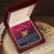 Gift For Wife My Love For You Will Never Fade Interlocking Hearts Necklace