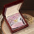 To My Daughter - Never Forget That I Love You - Interlocking Hearts Necklace