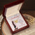 To My Soulmate - Interlocking Necklace - I Love You Babe Interlocking Hearts Necklace