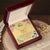 Heart Necklace With My Mom Is My Angel Card Interlocking Hearts Necklace