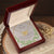 To My Wife When I Fell In Love With You - Daisy Interlocking Hearts Necklace