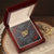 To My Lovely Wife-Two Interlocked Heart Necklace Pendant Interlocking Hearts Necklace