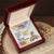 To My Daughter Necklace From Mother Life Is Full Of Storm Interlocking Hearts Necklace