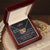 To My Wife - I Love You Forever And Always - Interlocking Hearts Necklace