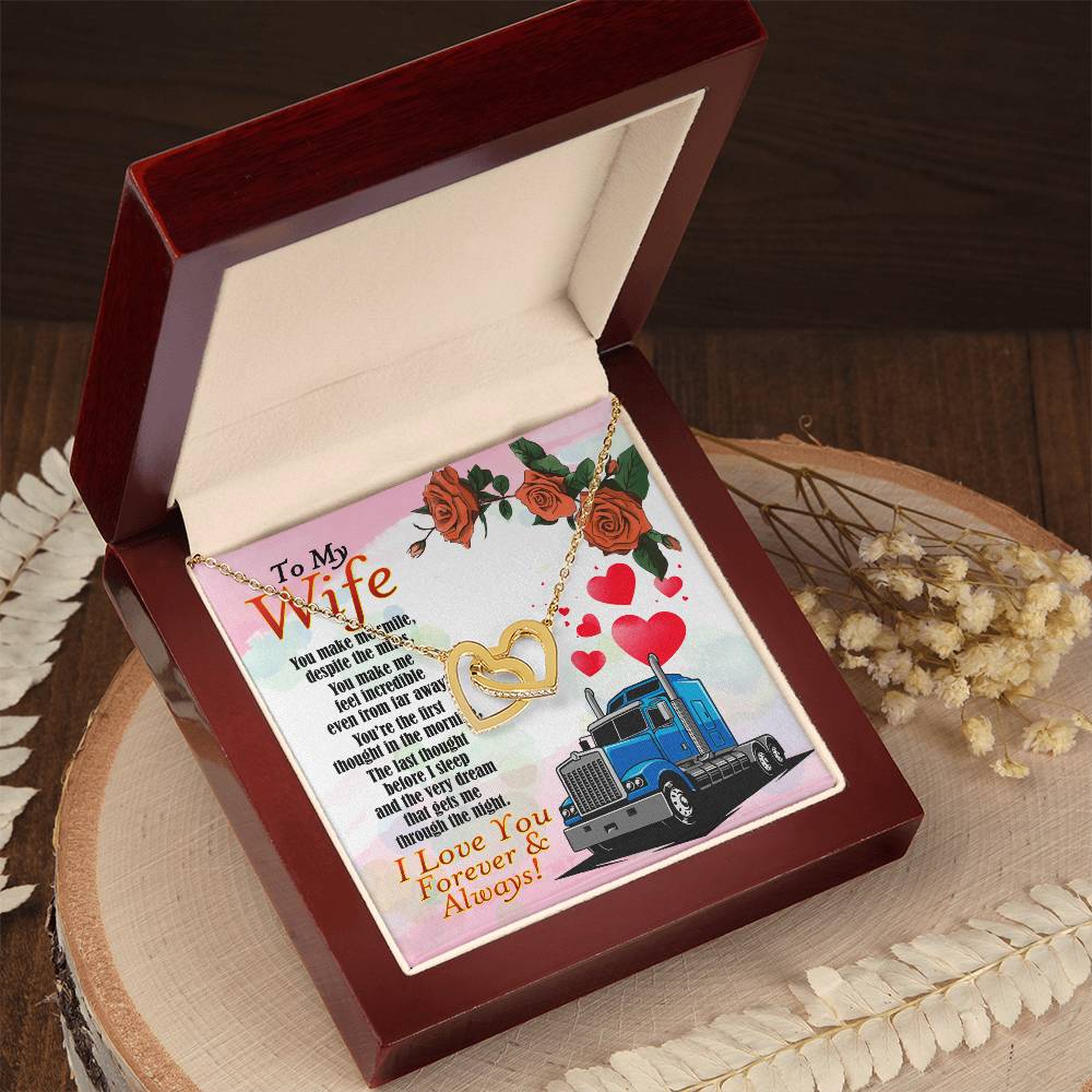 Trucker'S Wife - Interlocking Heart Necklace Interlocking Hearts Necklace