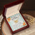 To My Best Friend - I Laugh A Little Harder Interlocking Heart Gift Neckalce Interlocking Hearts Necklace