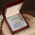 To My Granddaughter Interlocking Hearts Necklace