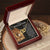 To My Daughter - Interlocking Hearts Necklace - From Dad