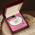 Dear Bestie Heart Necklace Interlocked Interlocking Hearts Necklace