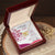 A Bond That Can Never Be Undone - Interlocking Hearts Necklace Gift For Daughter From Mom