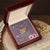 To My Wife - Memories Paint Heart - Necklace Interlocking Hearts Necklace