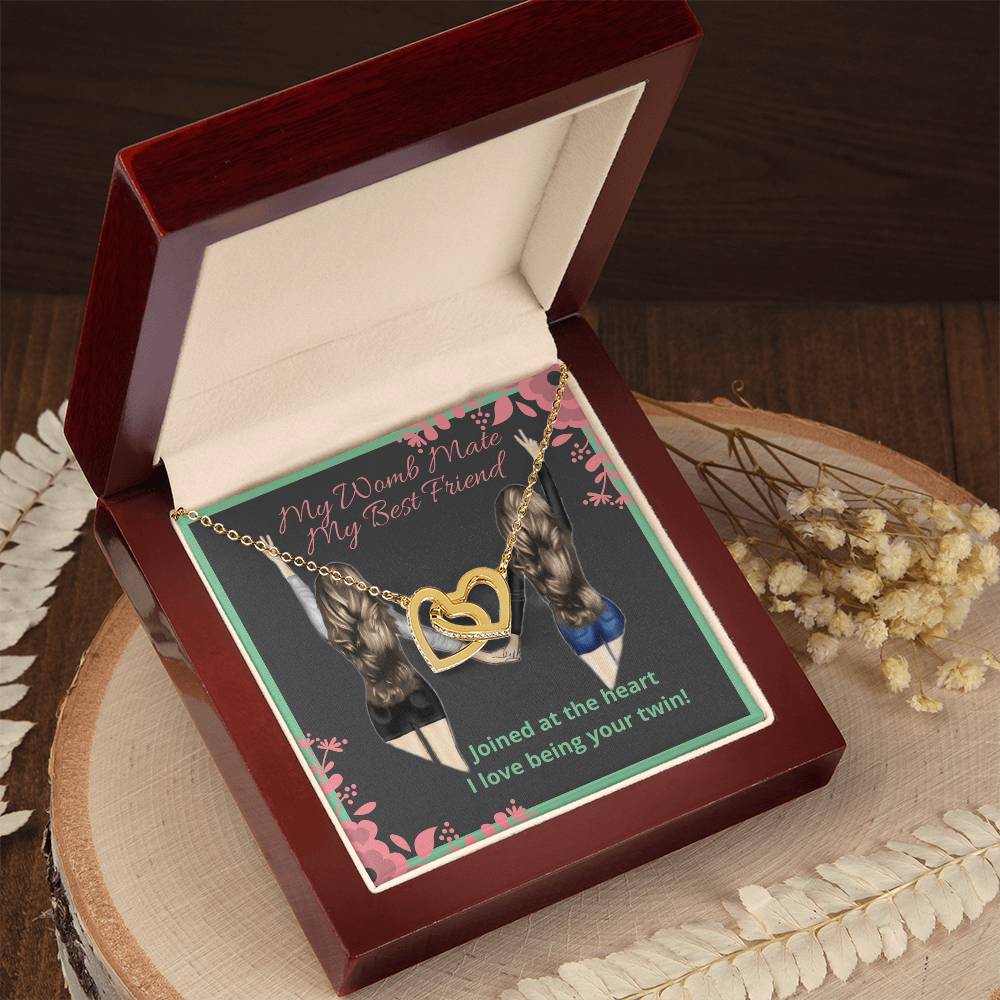 Joined At The Heart Interlocking Hearts Necklace