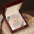 To My Sister On Your Wedding Day Interlocking Hearts Necklace