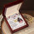 You Are Braver Stronger Smarter Heart Necklace Gift Set - To My Daughter Interlocking Hearts Necklace