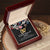 To My Unbiological Sister Interlocking Hearts Necklace
