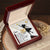 To My Daughter - Reach For The Stars Unique Gift Set Interlocking Hearts Necklace